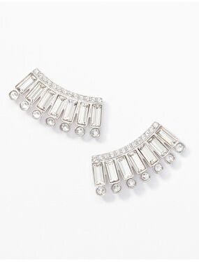 NWT Touchstone Crystal “Exotic Fan” Earrings